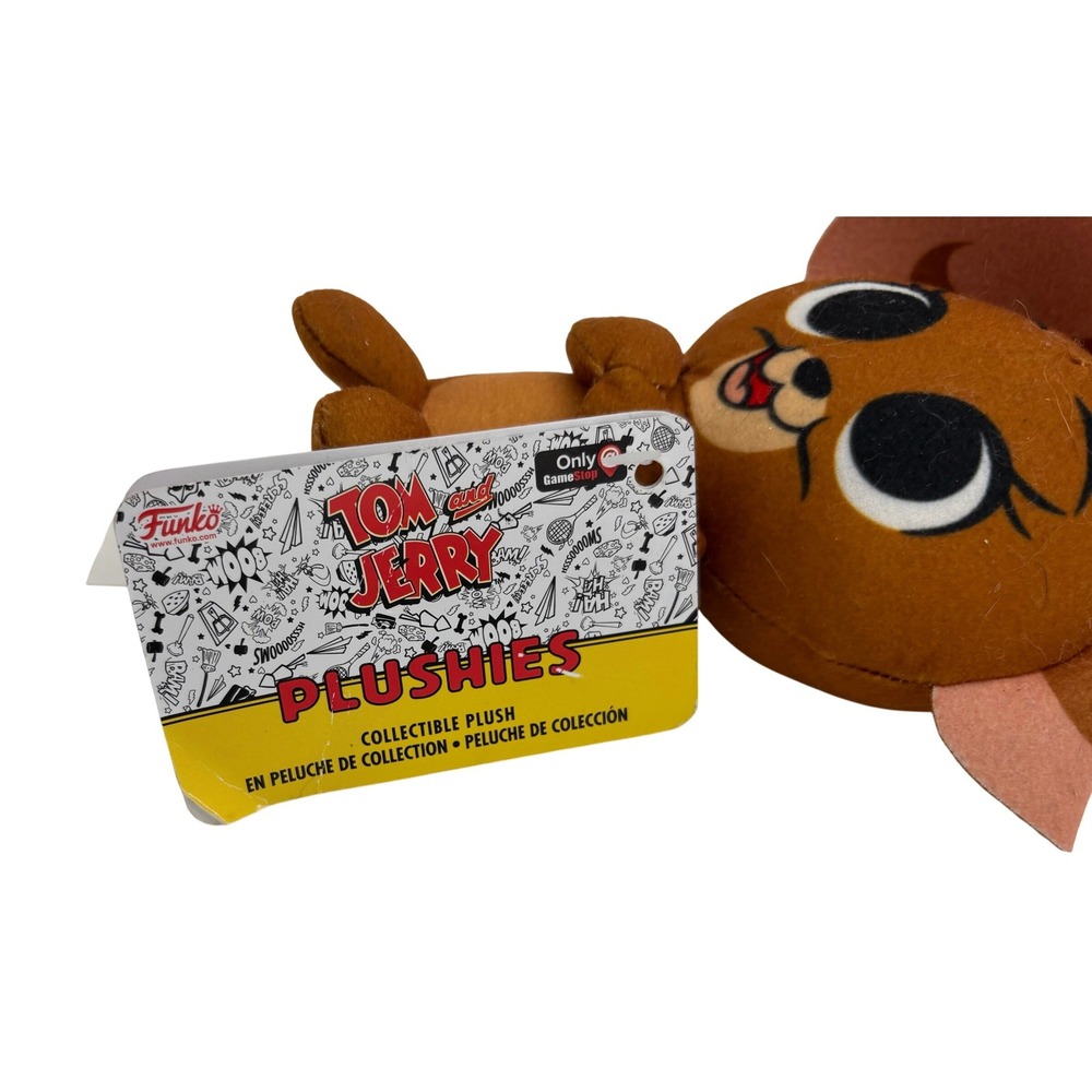 Funko Tom and Jerry Jerry Mouse SuperCute Plush GameStop Exclusive NWT 2018 - Picture 3 of 4